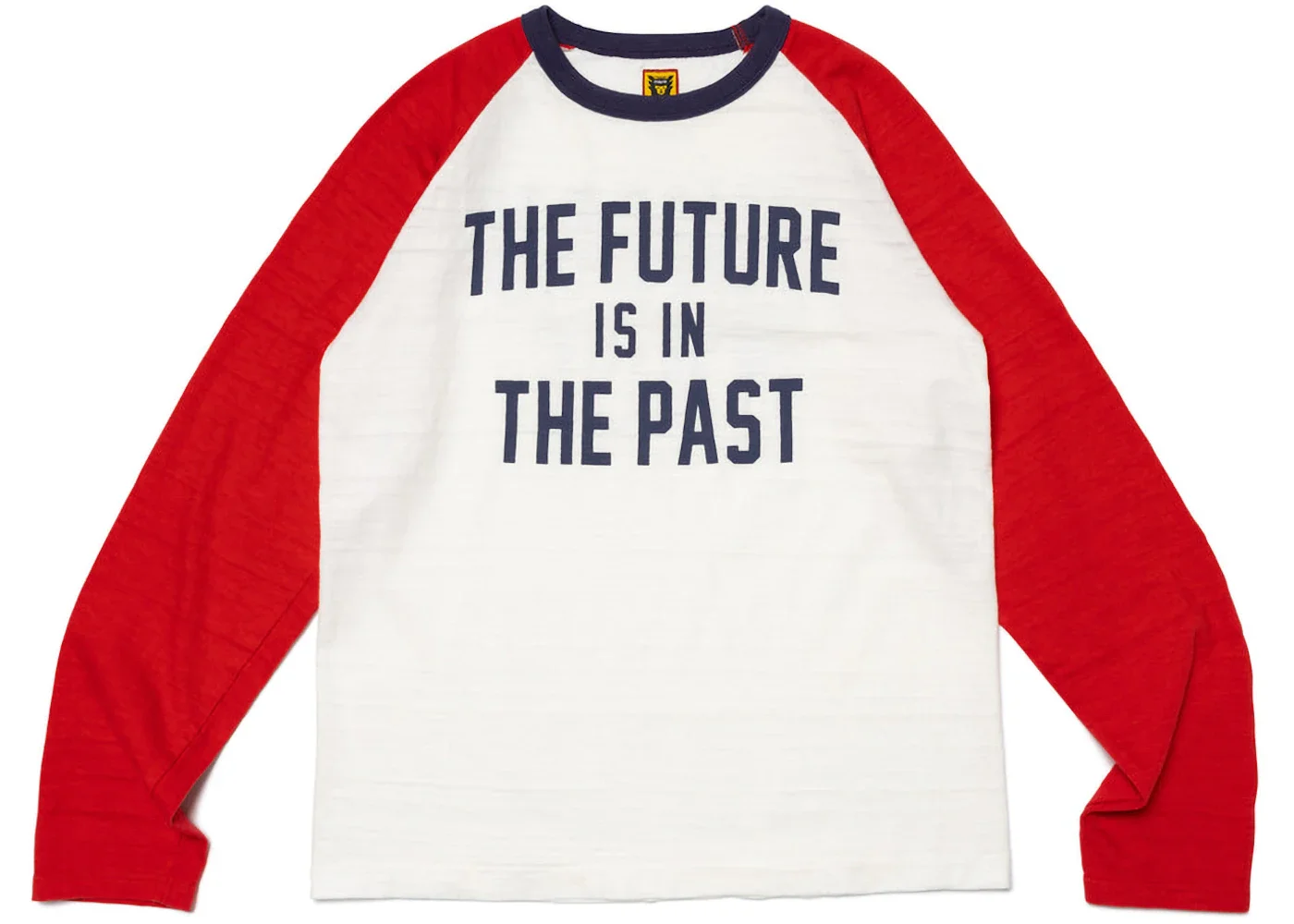 Human Made Raglan L/S T-Shirt White Red - 1