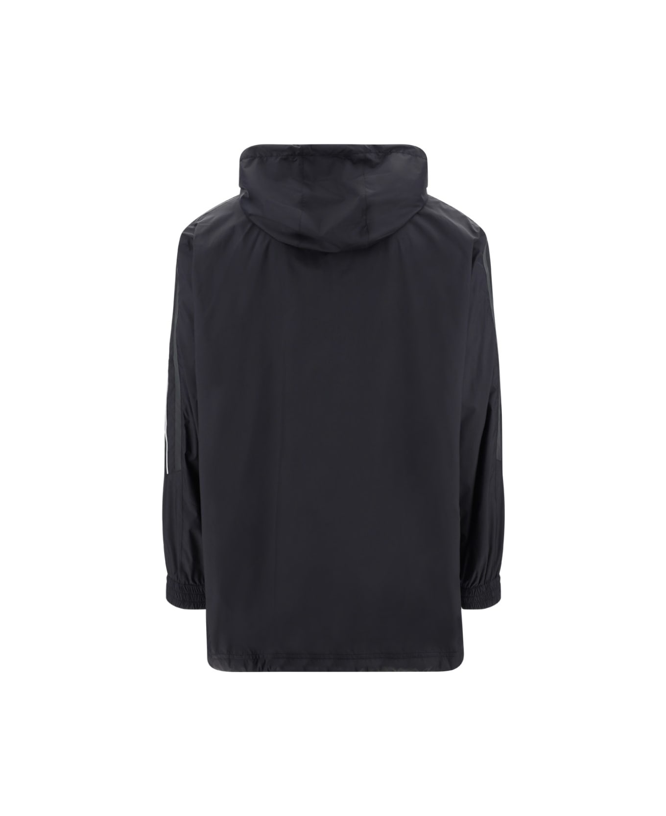 Black Nylon Sports Jacket With Logo - 2
