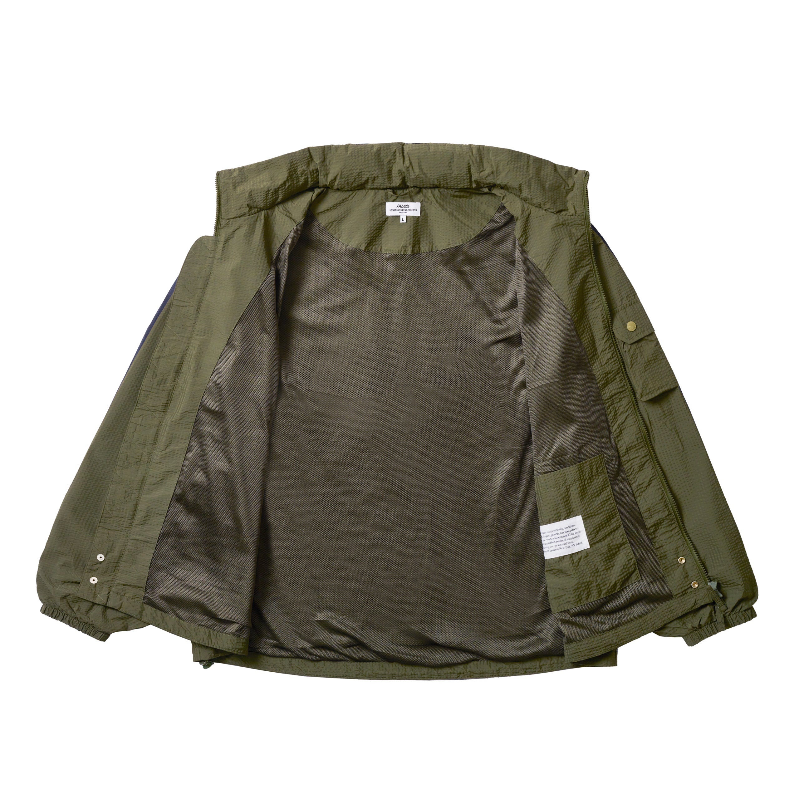 PALACE ENGINEERED GARMENTS TRACK JACKET OLIVE - 3