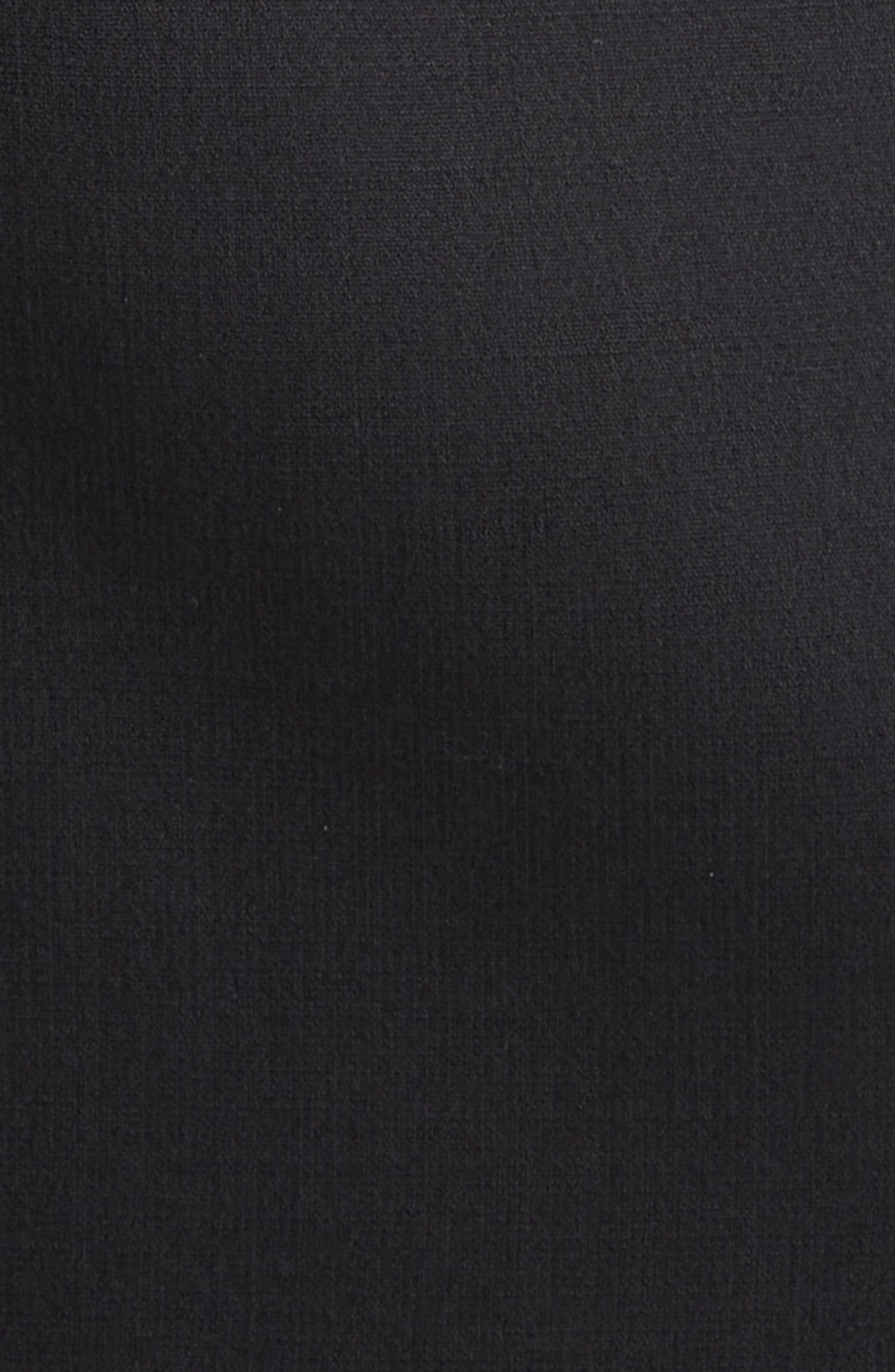 Dolce&Gabbana Satin Trim Stretch Crepe Pencil Skirt in Nero at Nordstrom - 7