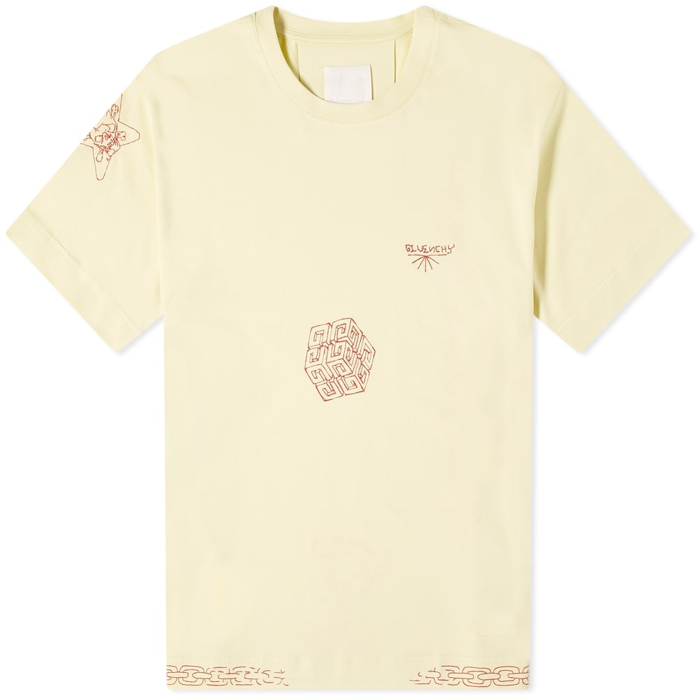 Givenchy Oversized Acid Embroidered Tee - 1