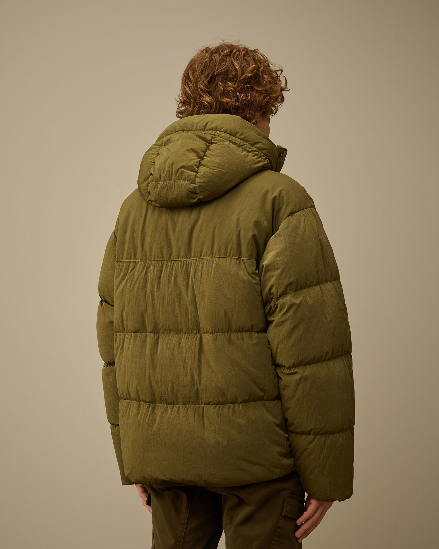 Eco-Chrome R Mixed Hooded Down Jacket - 4