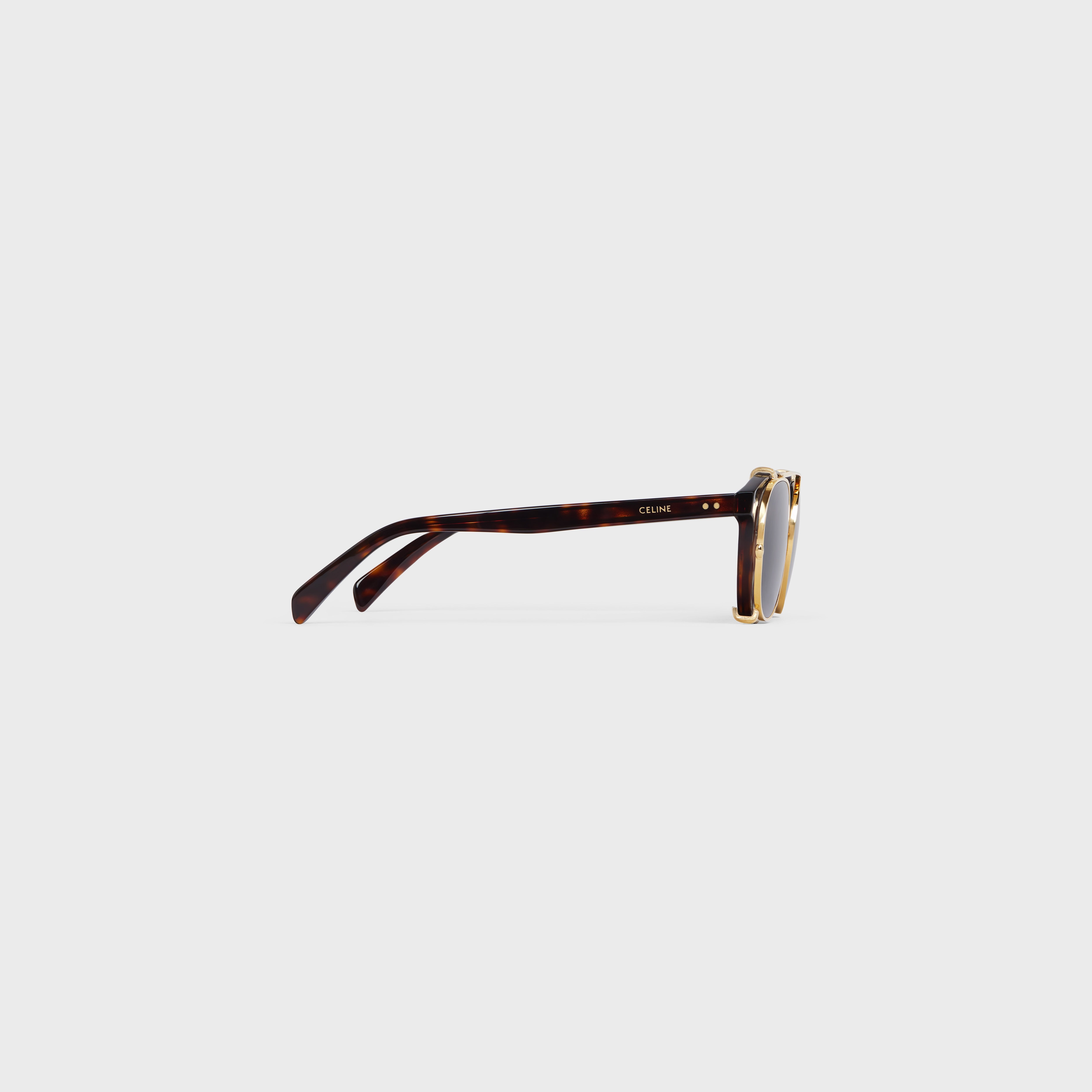 Black Frame 38 sunglasses in Acetate - 3