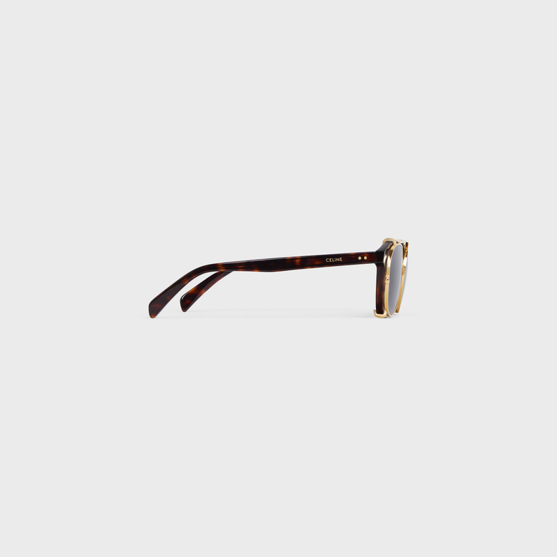 Black Frame 38 sunglasses in Acetate 3
