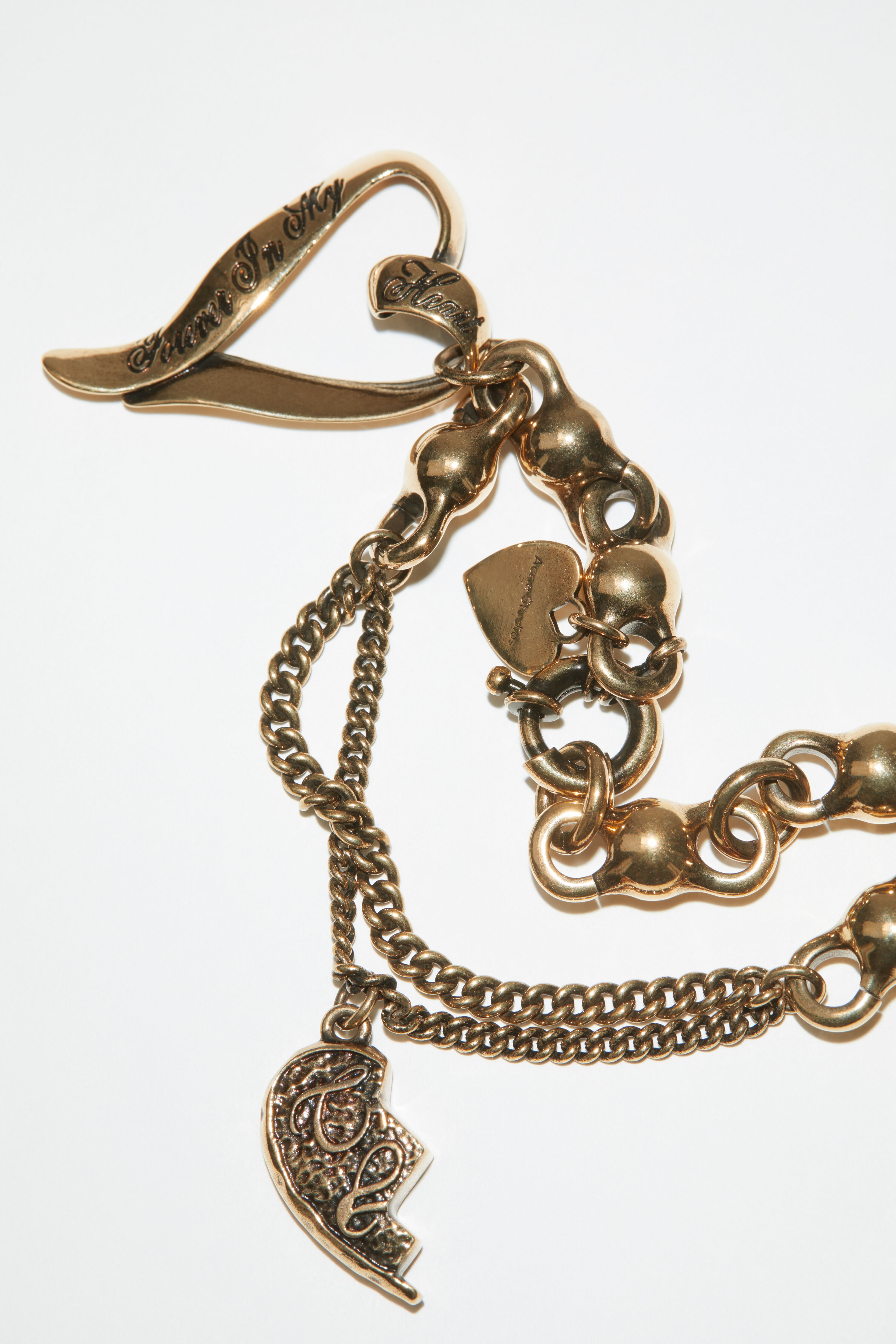 Charm bracelet - Antique gold - 4