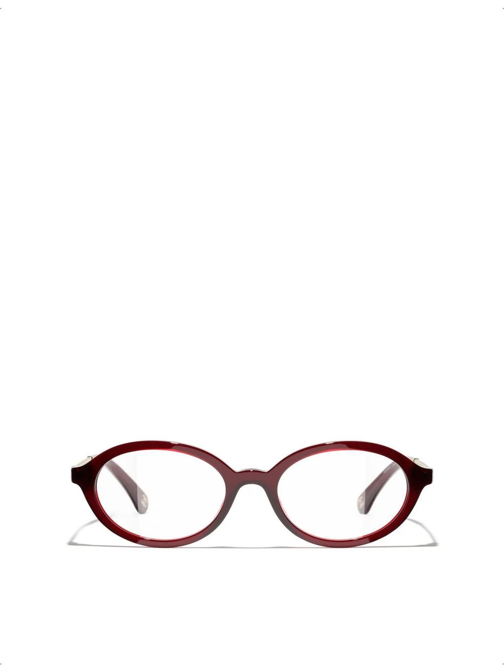 CH3499HA Oval-Frame Metal Optical Glasses - 1