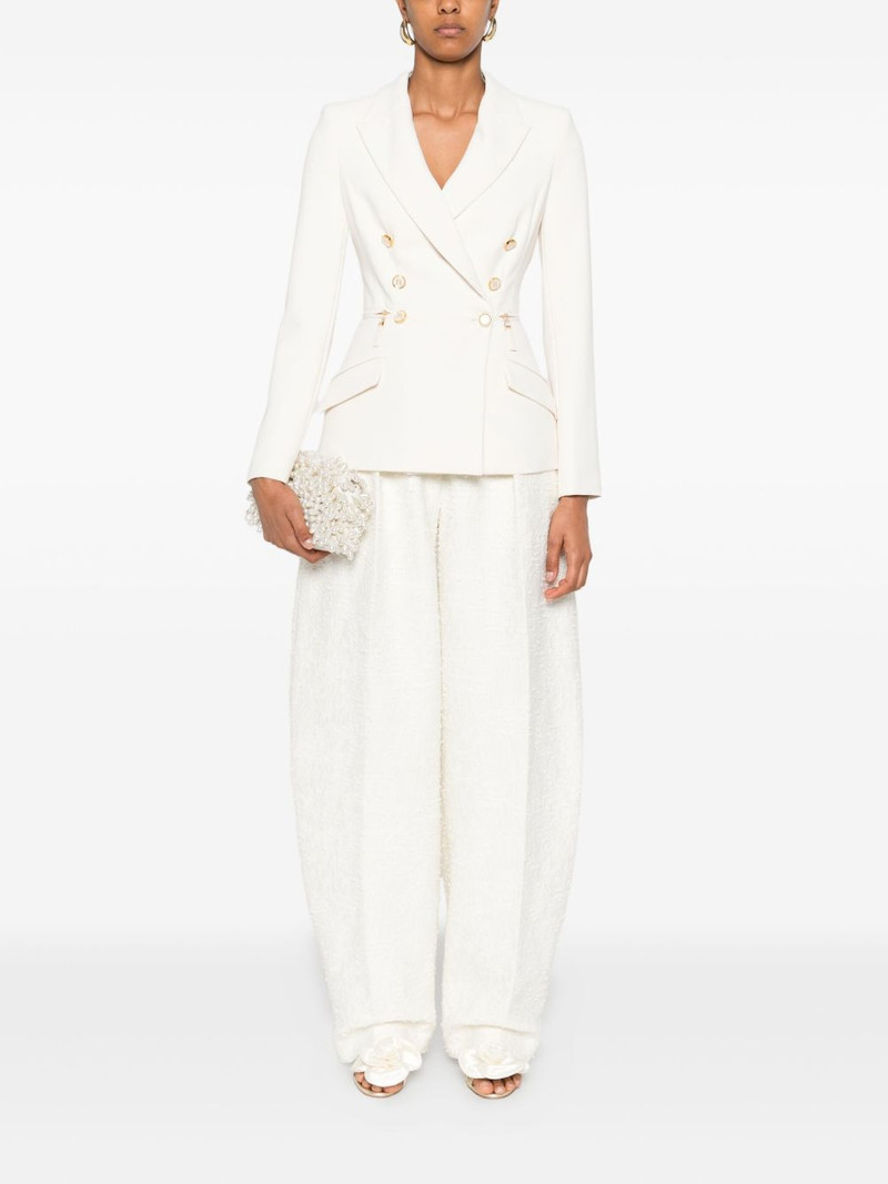 ELISABETTA FRANCHI double-breasted buttoned blazer outlook