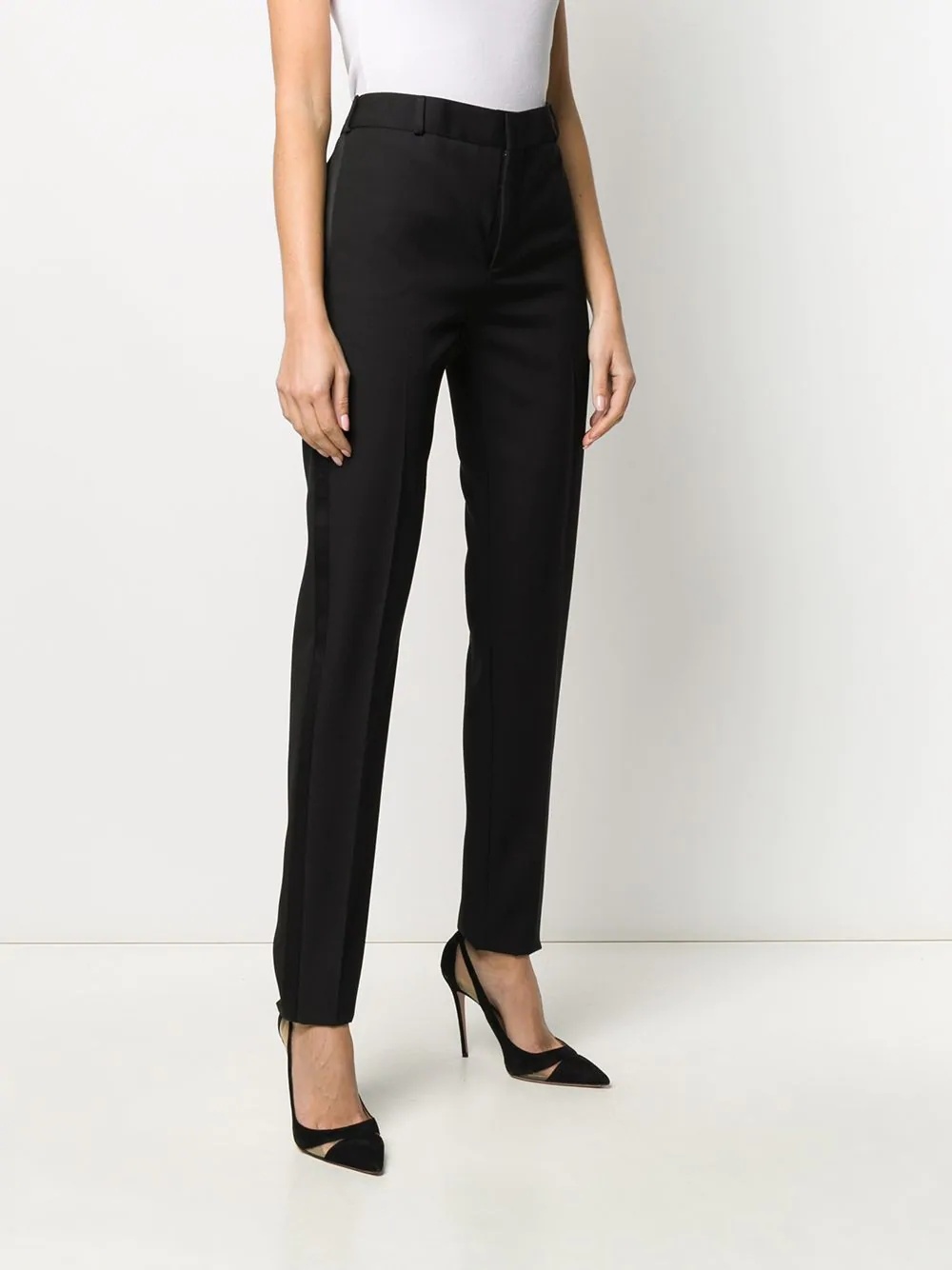 high-rise tailored trousers - 3