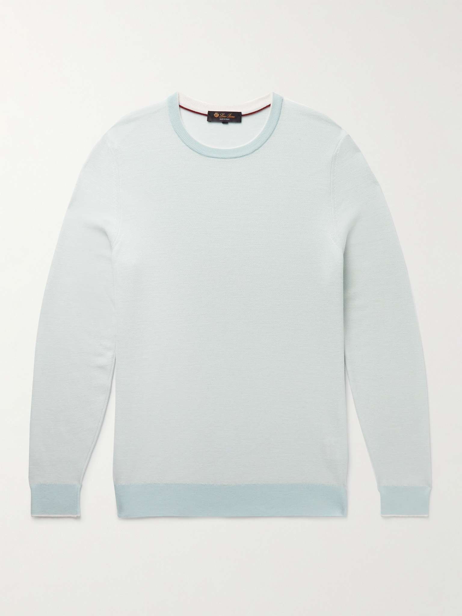 Wool and Cashmere-Blend Sweater - 1