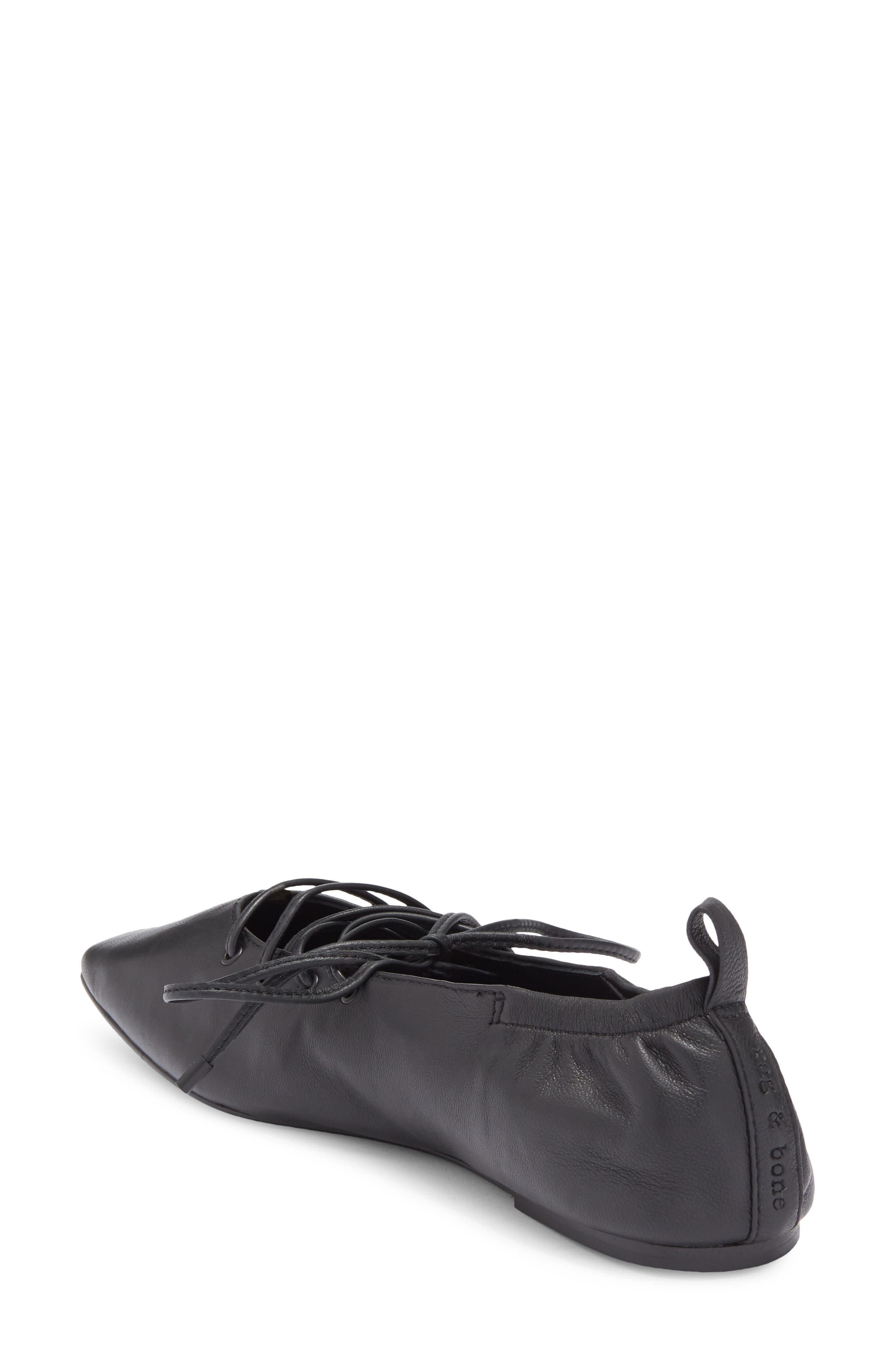 rag & bone Sophia Ballet Flat in Black at Nordstrom - 2