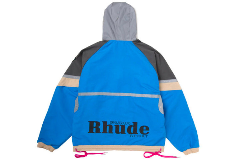 PUMA PUMA X Rhude Crossover Hz Jacket Racing Half Zipper Colorblock 596755-41 outlook