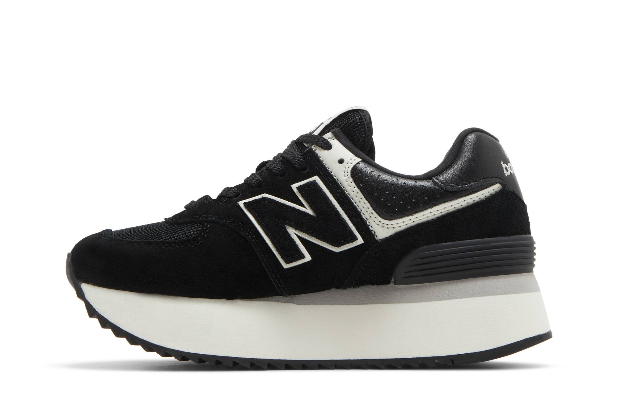 Wmns 574+ 'Black White' - 3
