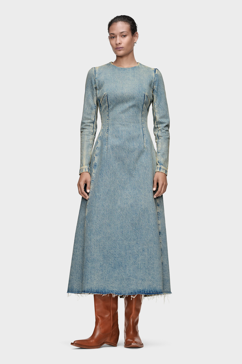 Maison Margiela Denim Midi Dress outlook