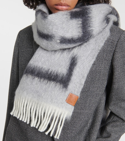 Loewe Anagram scarf outlook