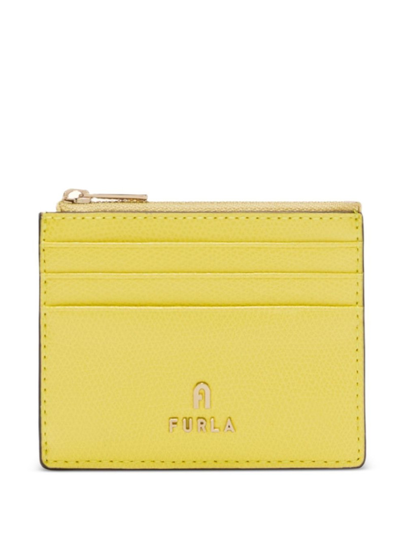 small Camelia zipped card holder 1