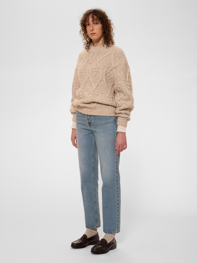 Nudie Jeans Elsa Cable Knit Oat outlook