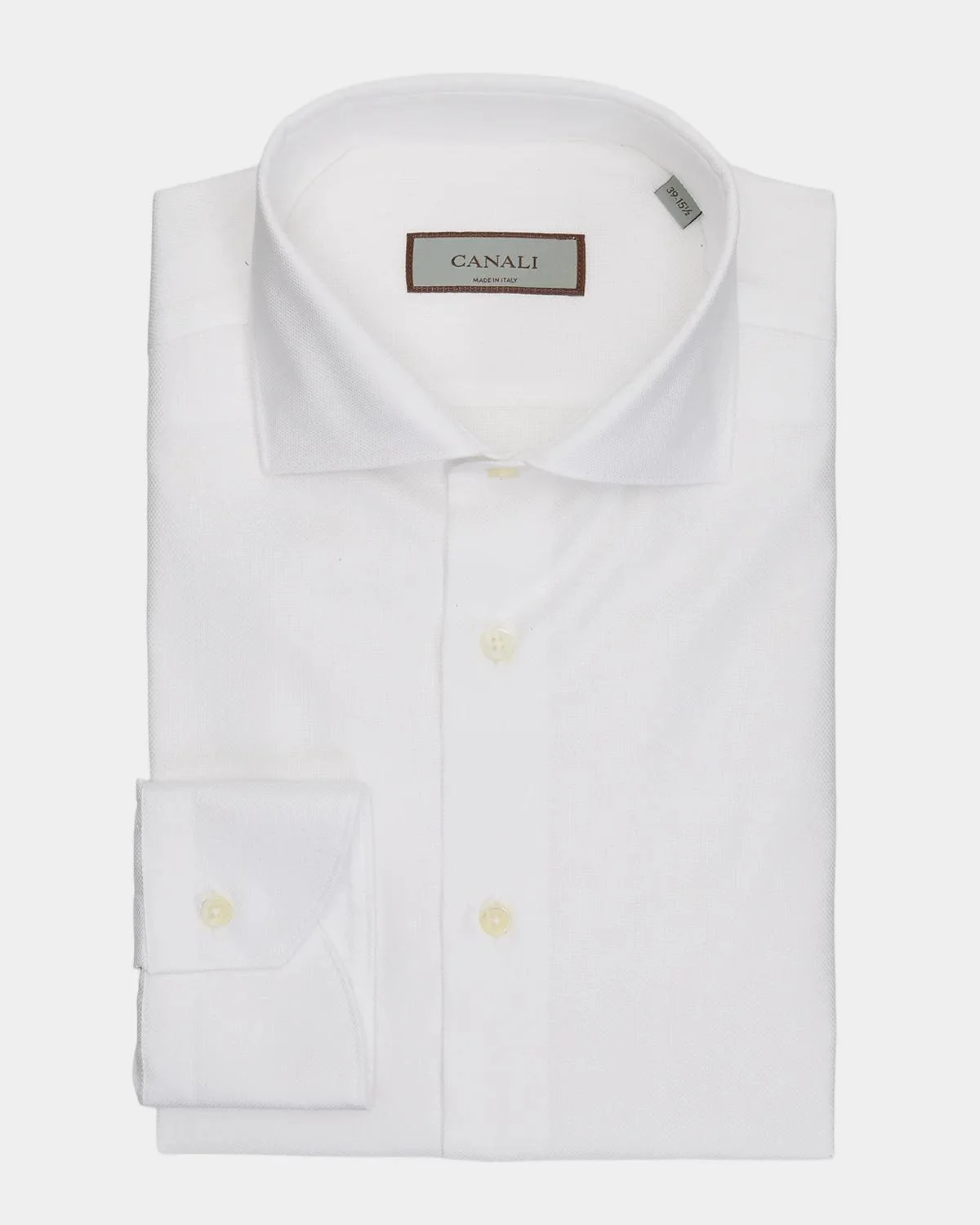 Men's Textured Cotton Dress Shirt - 1