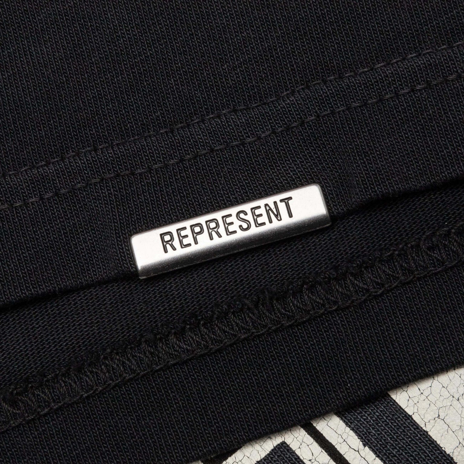 FEATURE X REPRESENT MULTI LOGO T-SHIRT - STAINED BLACK - 5