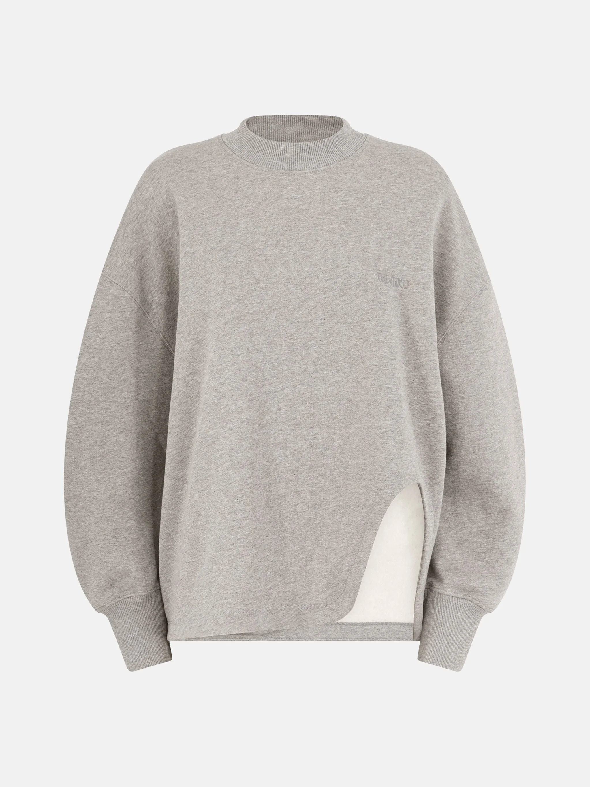 MELANGE GREY SWEATSHIRT - 1