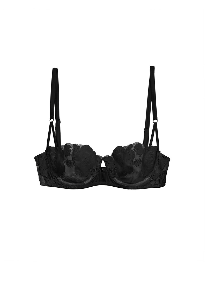 Rose Logo Embroidery Balconette 1