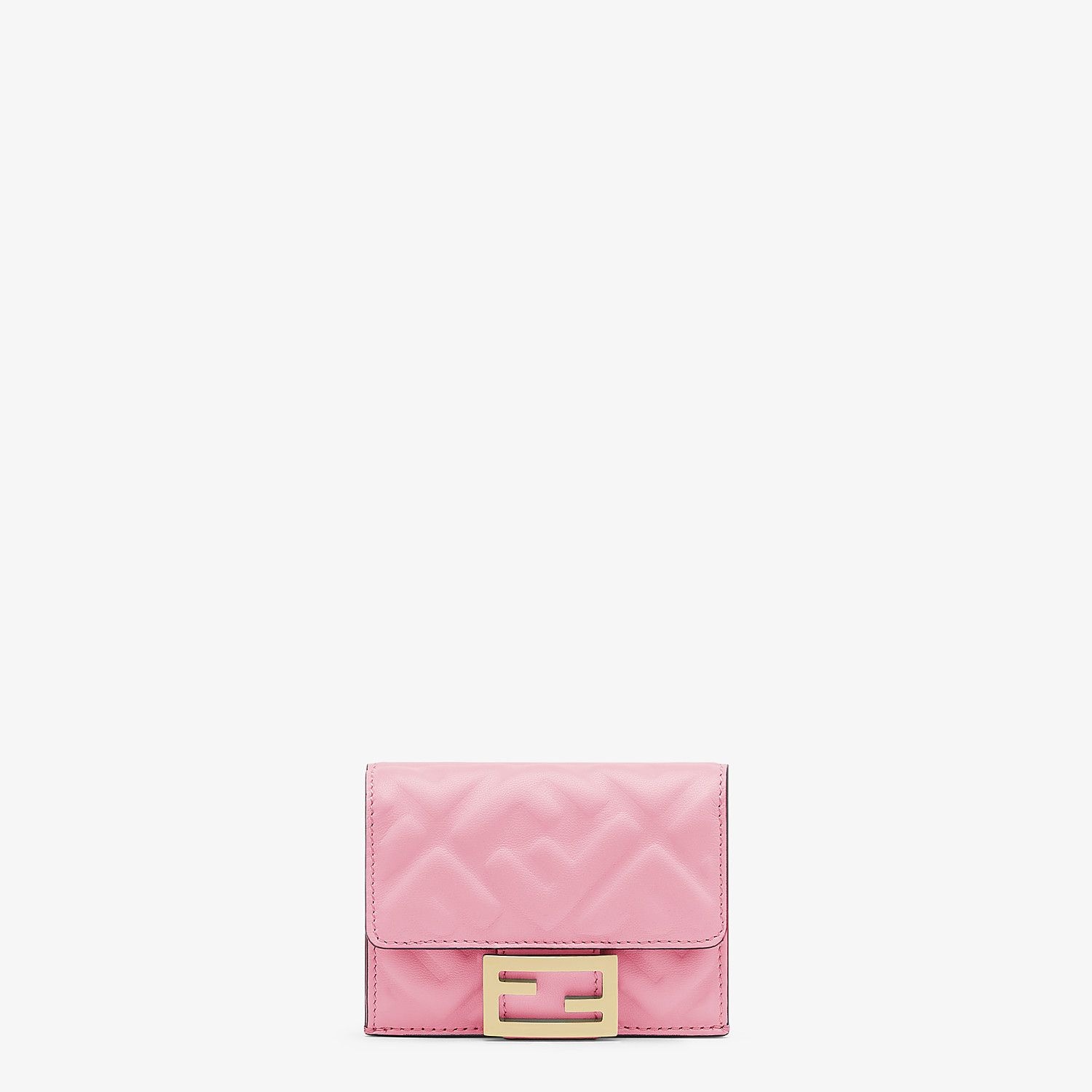 Pink nappa leather wallet - 1