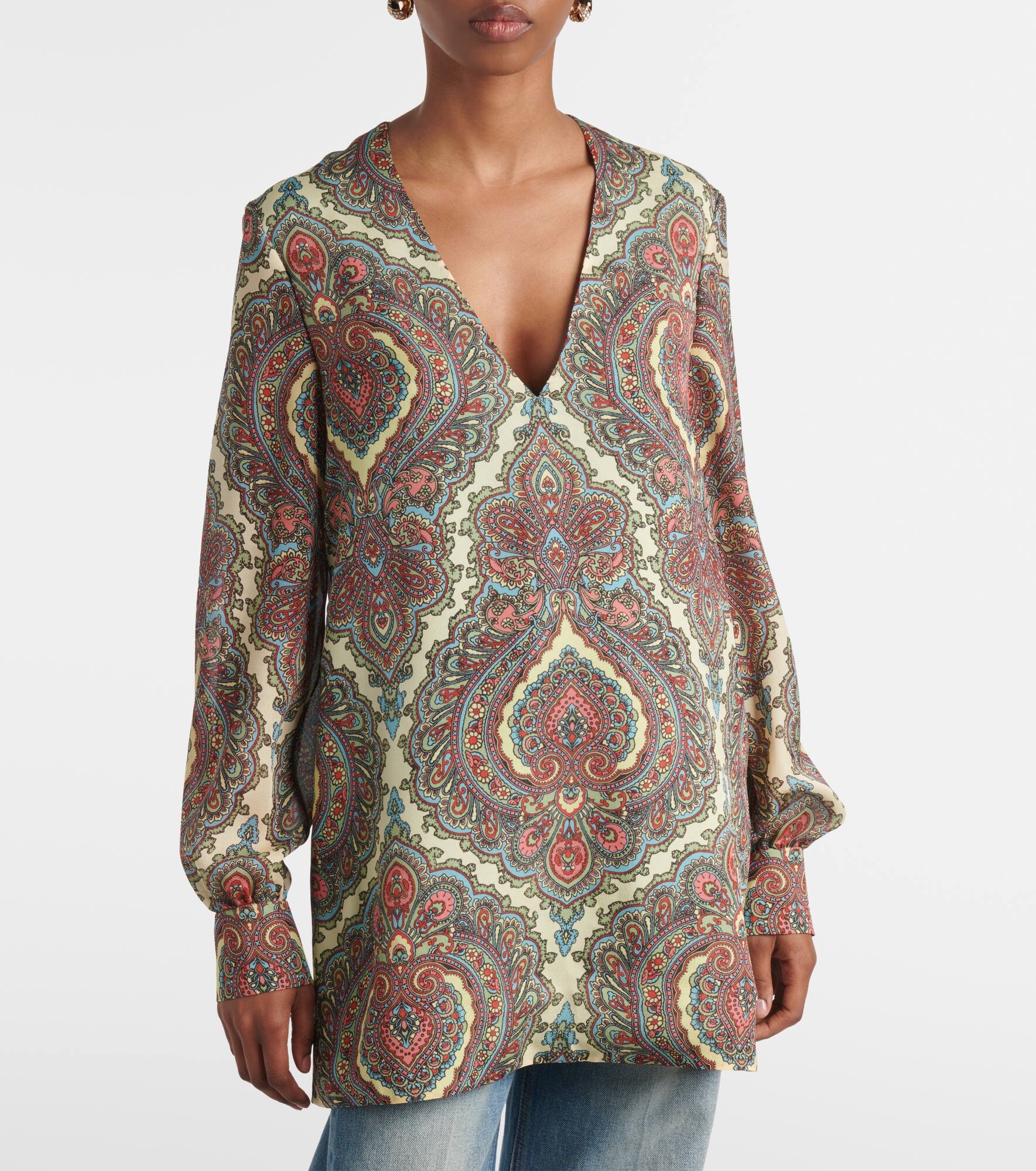 Voyage Imaginaire silk georgette blouse - 6