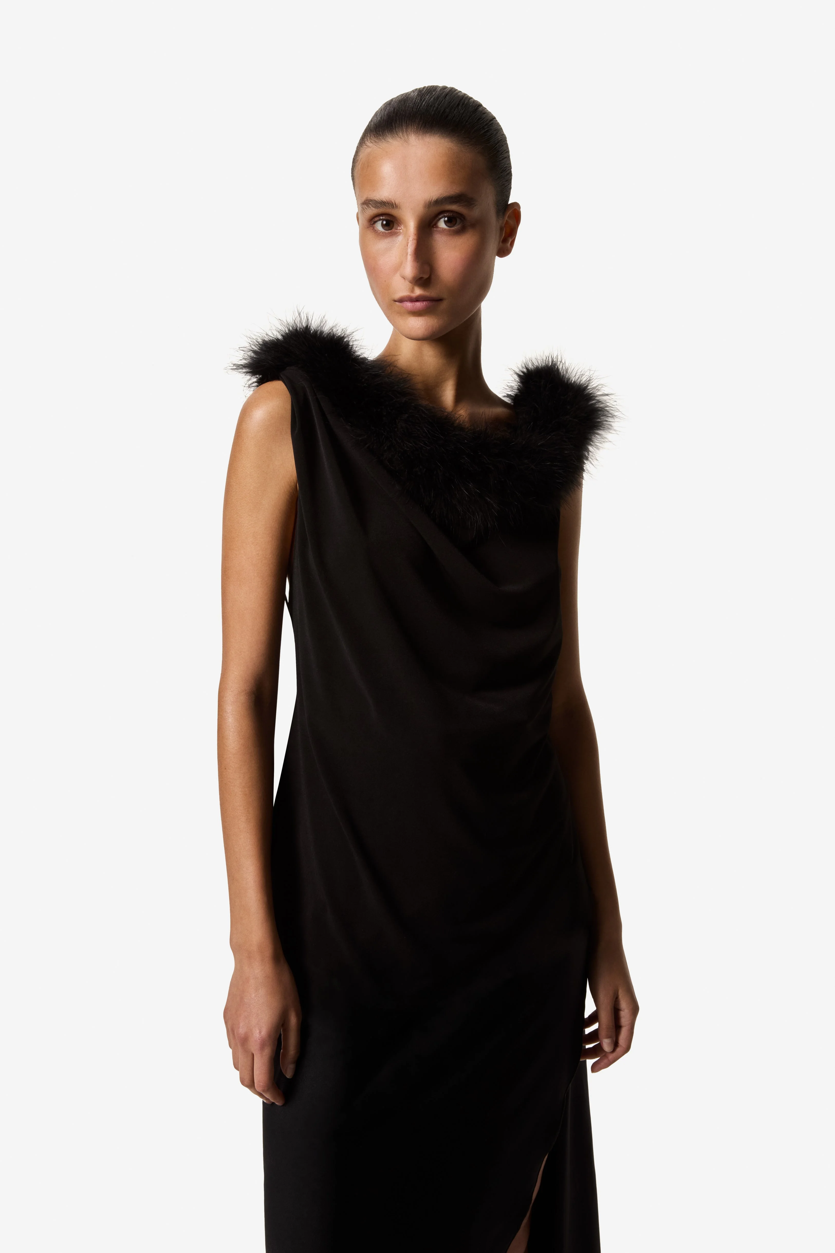 Boa Jersey Midi Dress - 1