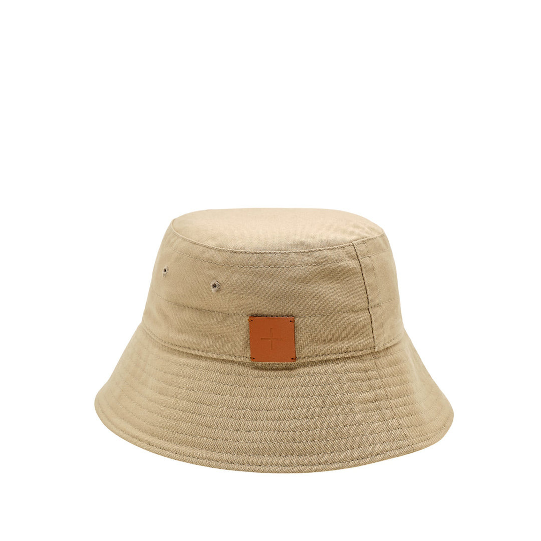 Bucket Hat Leather Patch Logo - 2
