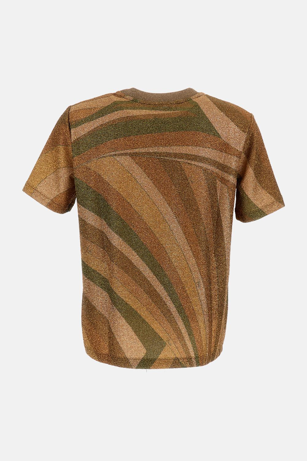 T-SHIRT IN JERSEY LAME' - 2