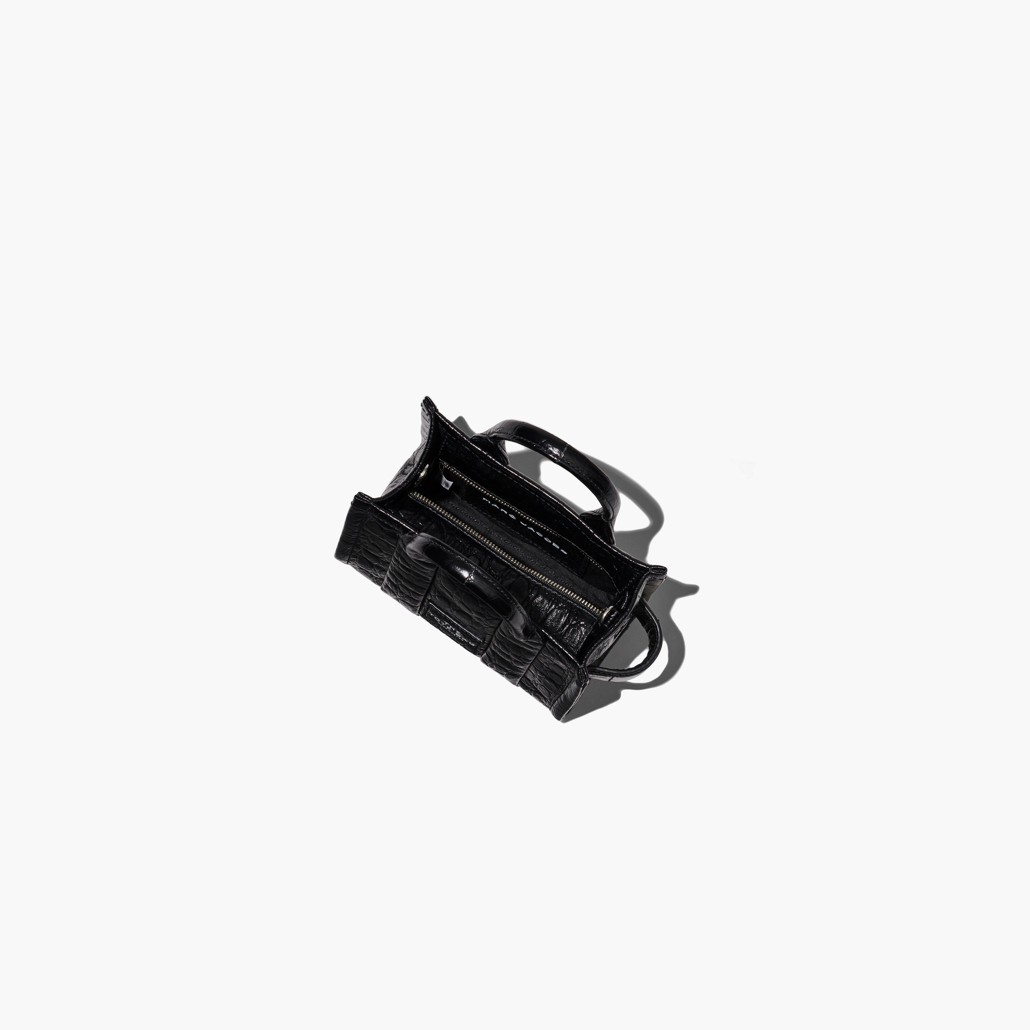 Marc Jacobs THE CROC-EMBOSSED MICRO TOTE BAG | REVERSIBLE