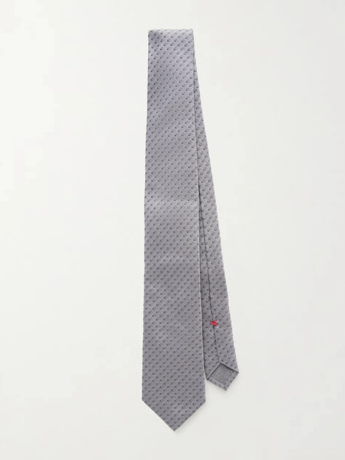8cm Polk-Dot Silk-Jacquard Tie - 1
