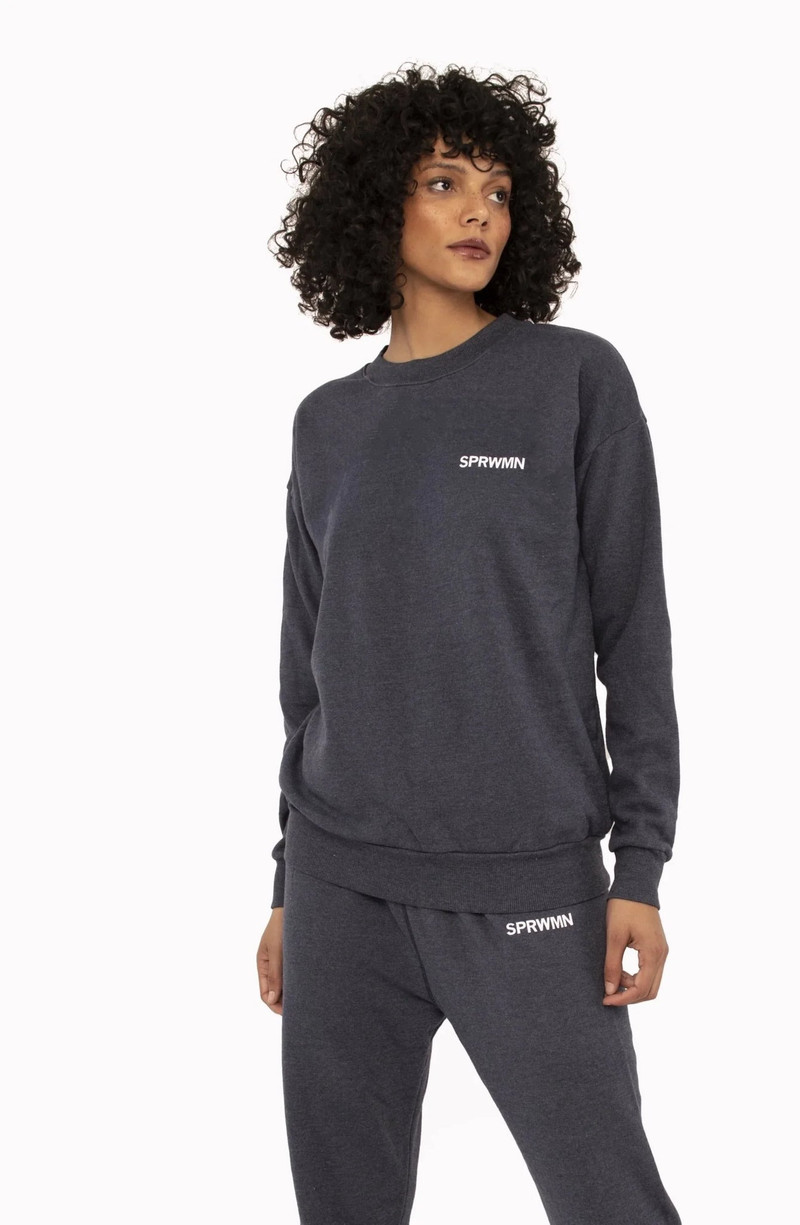 NAVY TINY LOGO SWEATSHIRT 1