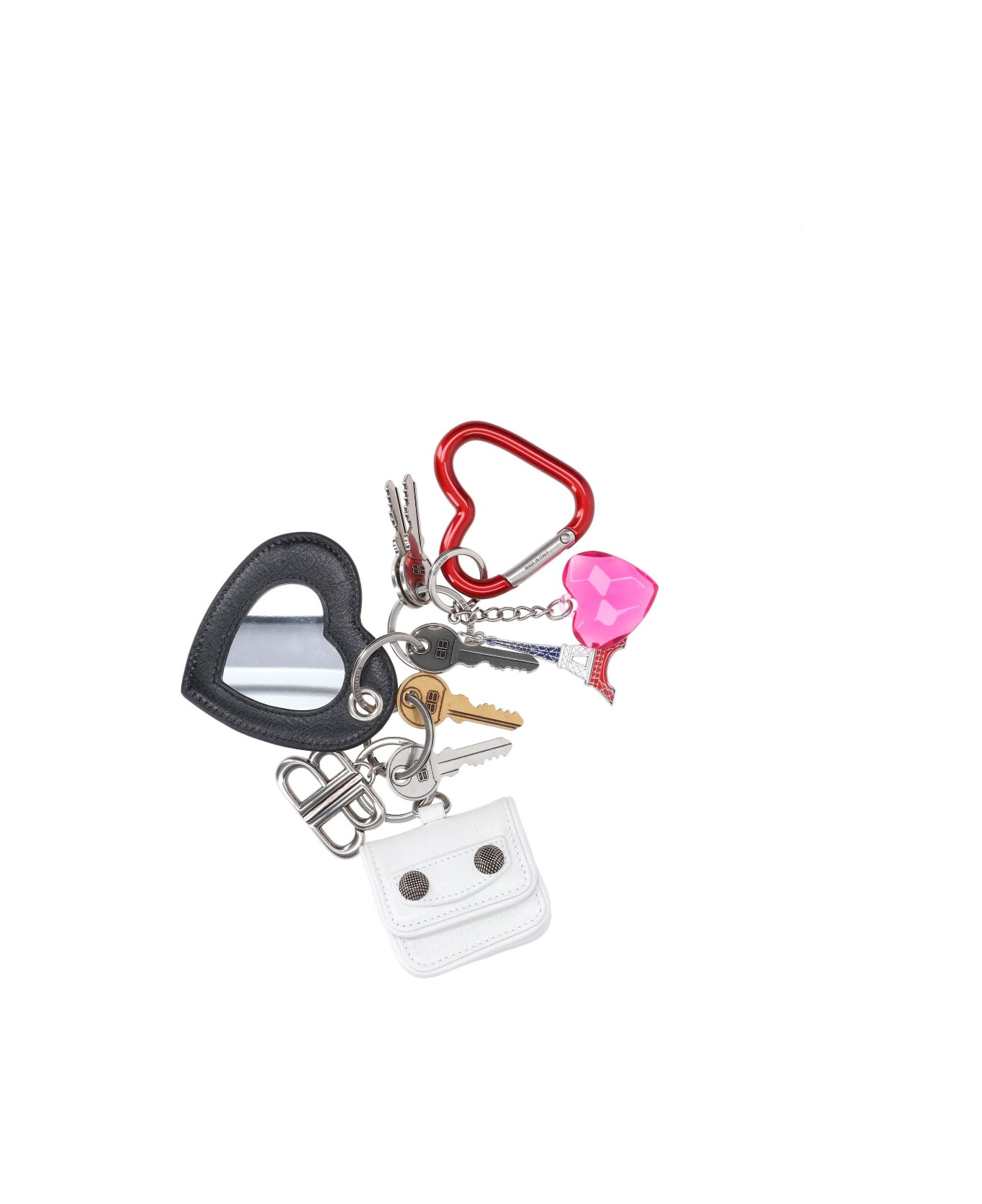 Logo Charm Keyring - 1