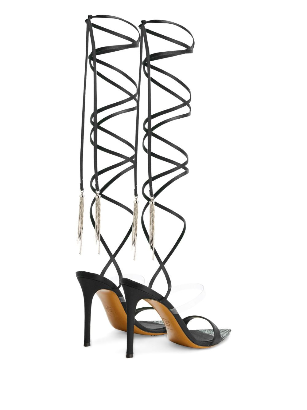 105mm mirrored-finish stiletto pumps - 3