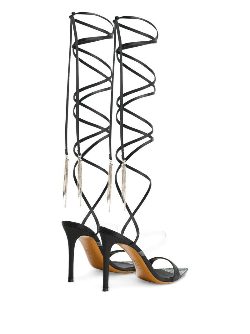 105mm mirrored-finish stiletto pumps 3