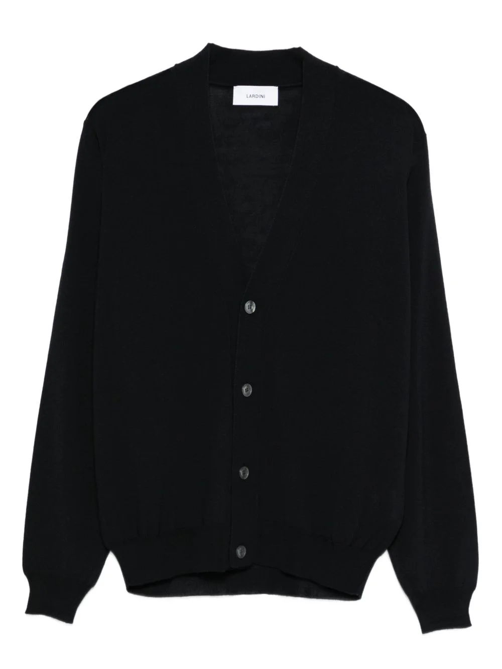V-neck wool cardigan - 1
