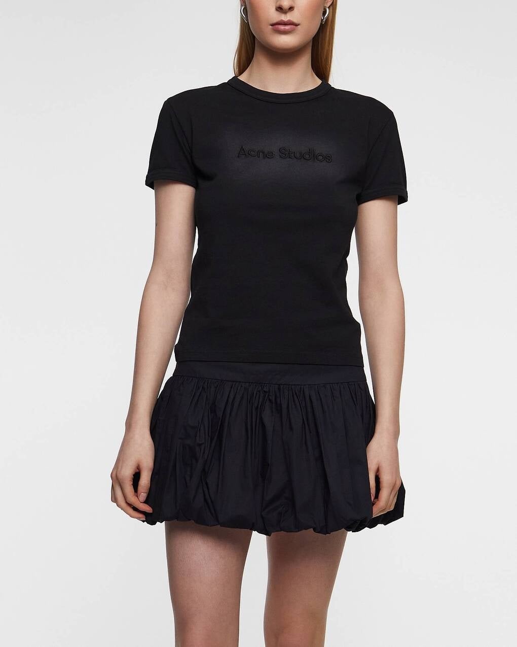 T-Shirt Logo Fitted Faded black - 2