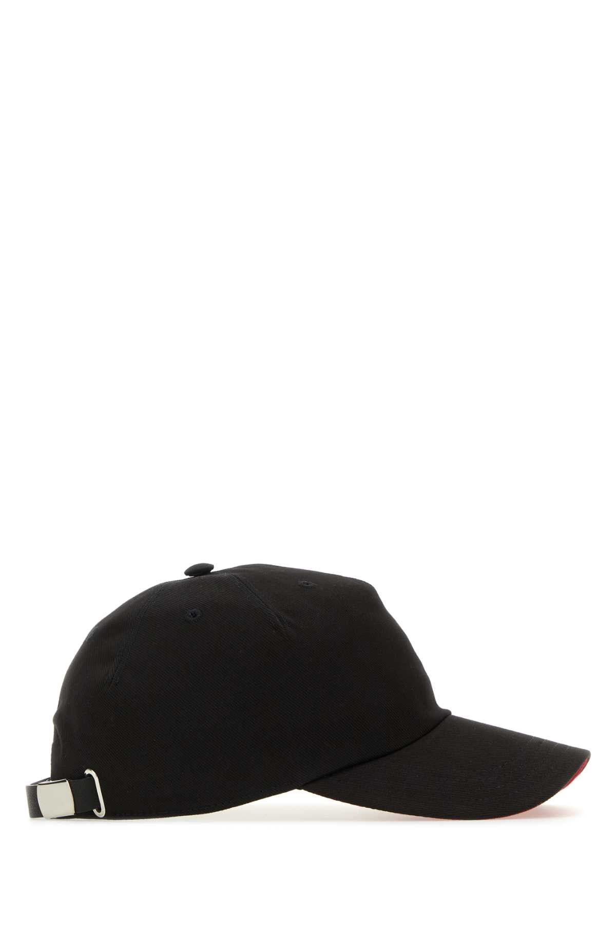 Alexander Mcqueen Men Black Cotton Baseball Hat - 2