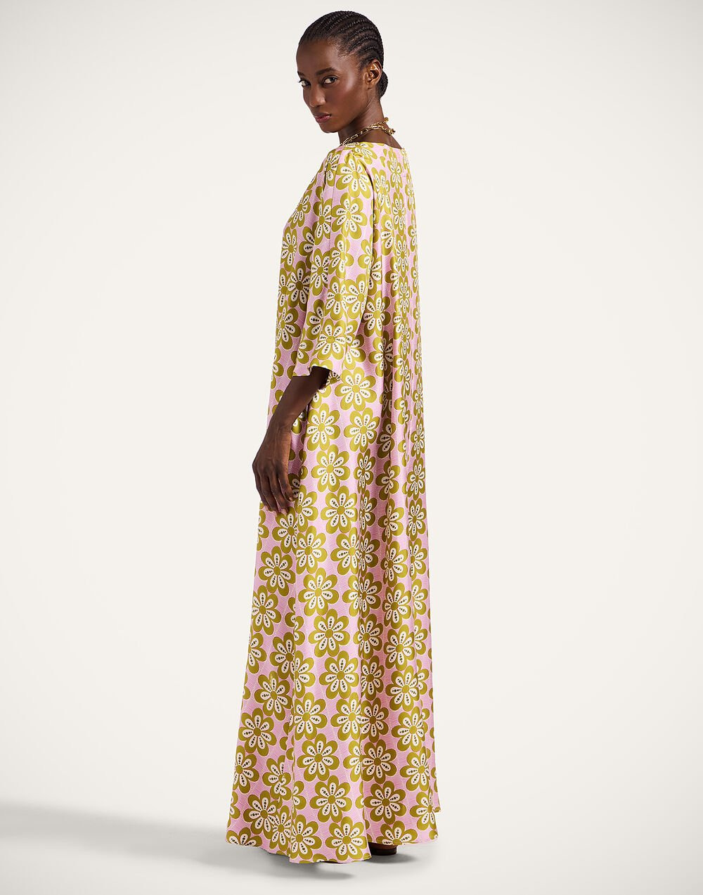 Muumuu Dress Round Neck - 5