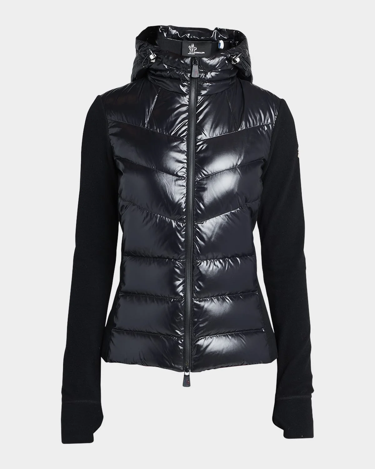 Puffer Zip-Up Cardigan - 1