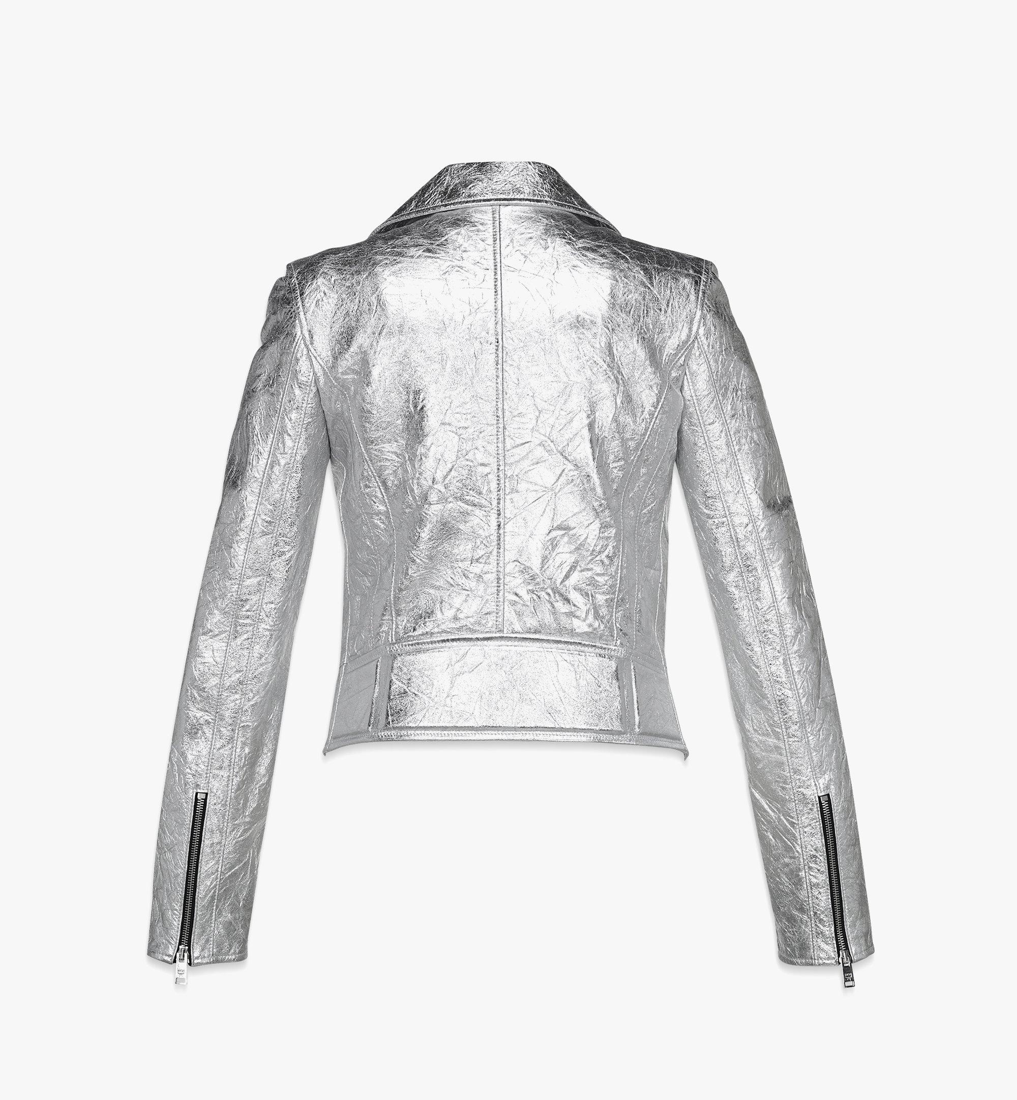 Rider Jacket in Metallic Lamb Leather - 3