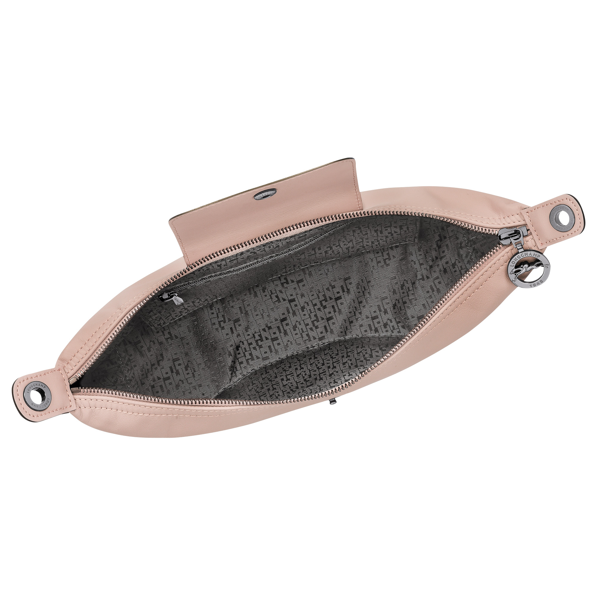 Le Pliage Xtra M Hobo bag Nude - Leather - 5