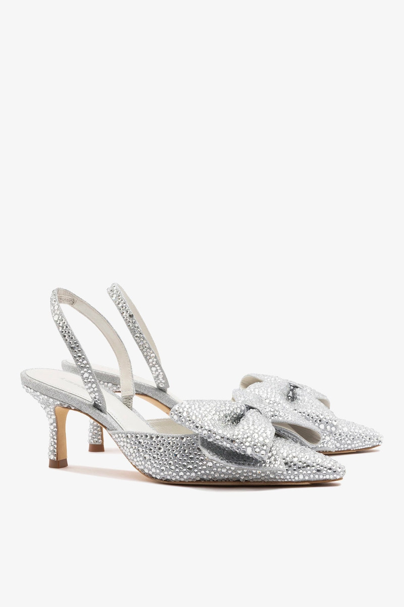 Mini Elle Pump Crystal Silver 3