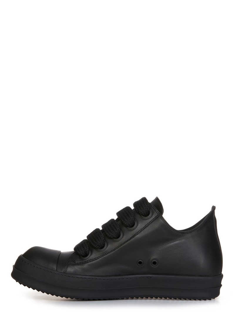 Scarpe In Pelle Low Top Sneakers Black 3