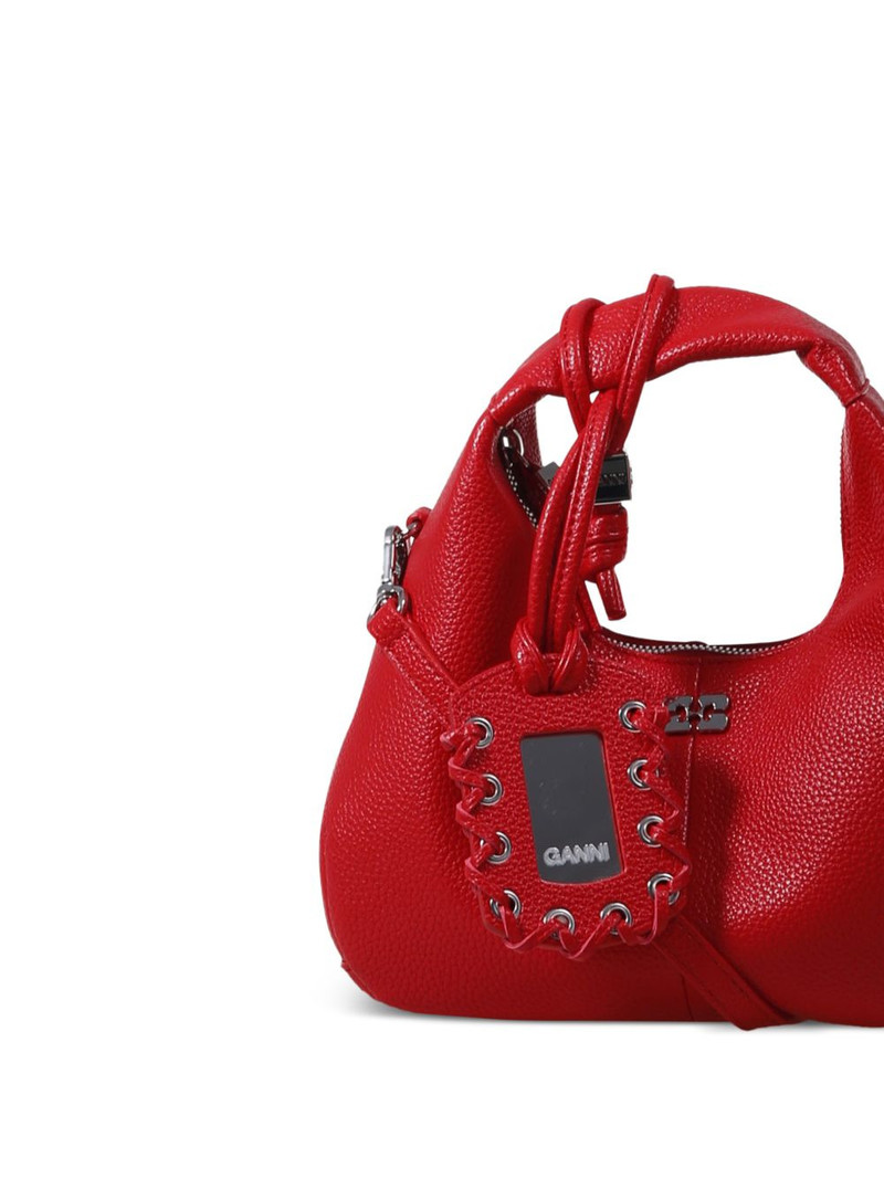 Mini Hobo lace detail tote bag 4