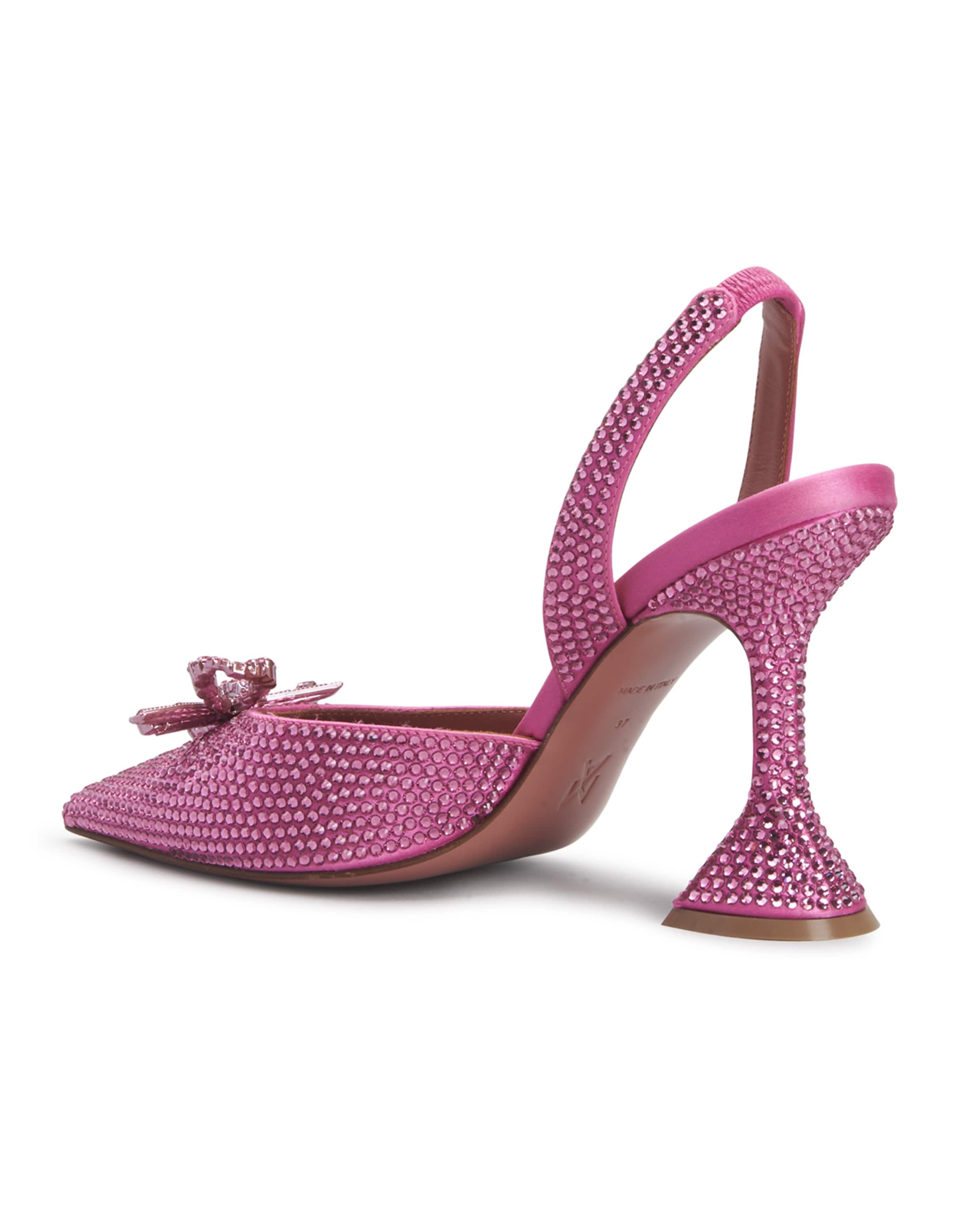 Rosie Crystal Bow Halter Pumps - 3