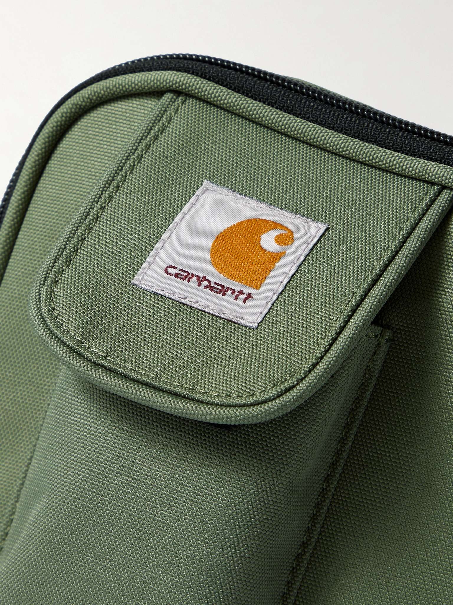 Essentials Small Logo-Appliquéd Recycled-Canvas Messenger Bag - 5
