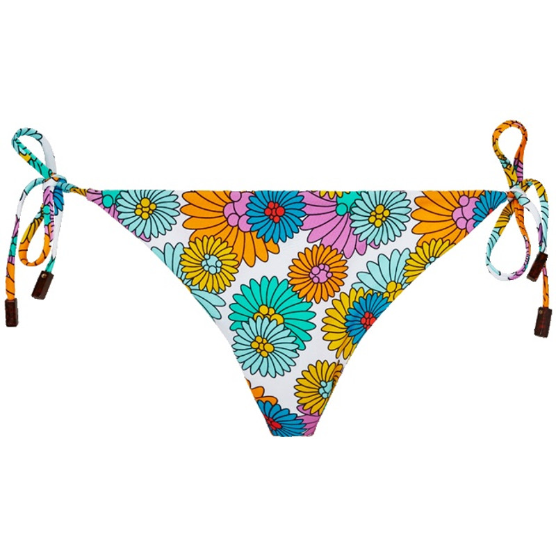 Women Bikini Bottom Mini Brief to be tied Marguerites 1