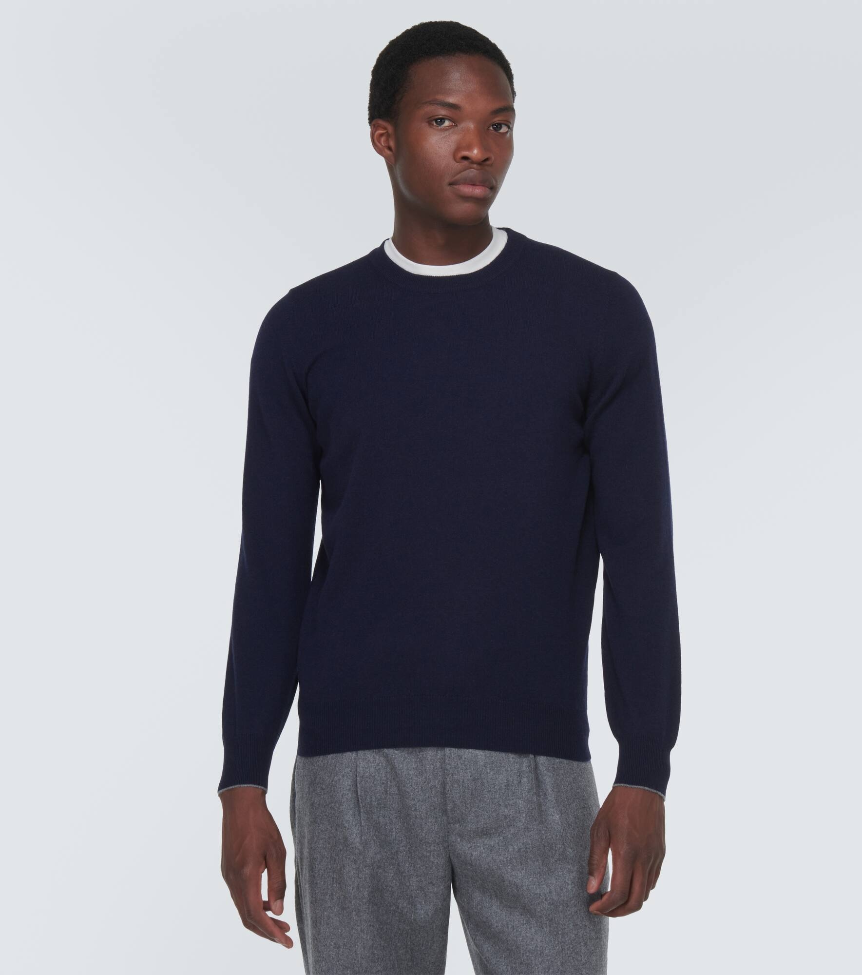 Cashmere crewneck sweater - 3
