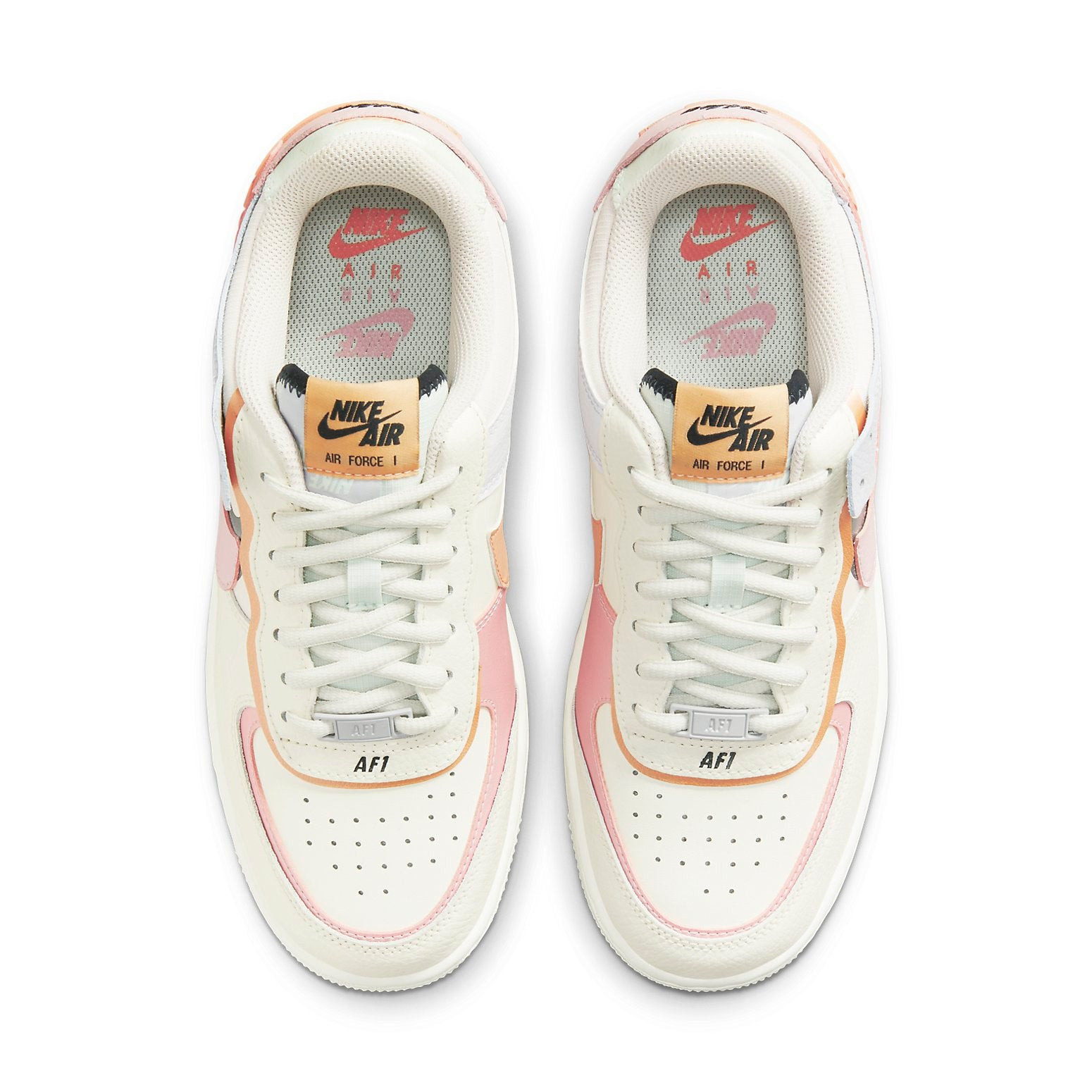 (WMNS) Nike Air Force 1 Shadow 'Orange Chalk Pink Glaze' CI0919-111 - 4
